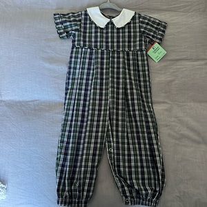 Remember Hguyen Peter Pan Collar NWT Jumper in Plaid